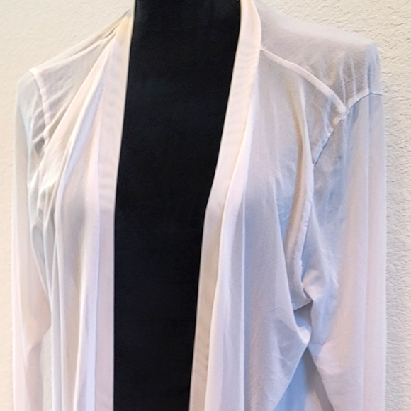 White Swimsuit Cover Up - Picture 11 of 14